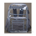 Mochila para laptop de múltiples bolspes transparentes de servicio pesado de servicio pesado